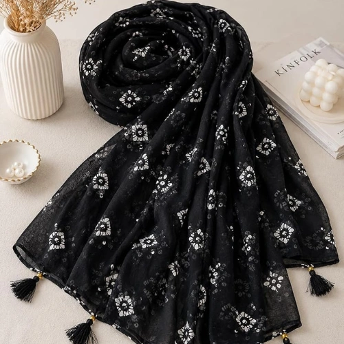 Cotton and Silk Scarf Dupatta image 2